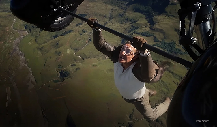 Tom Cruise in "Cast & crew User reviews Trivia FAQ IMDbPro Mission: Impossible - The Final Reckoning." (Credit: Paramount Pictures)