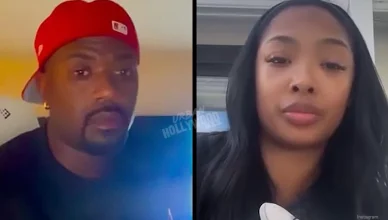 Ray J and Princess Love react to Thanksgiving day domestic dispute. (Credit: Instagram)
