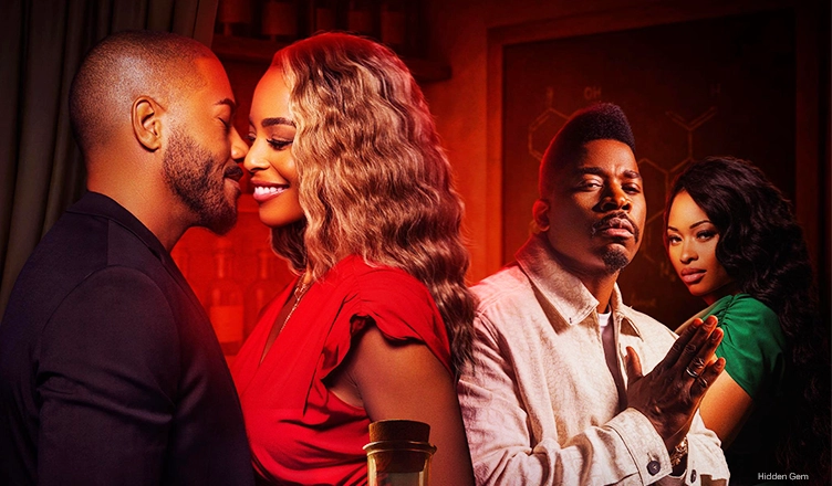 The Soul Mate Experiment stars Erica Peeples, Brad James, David Banner, Teresa Celeste (Credit: Hidden Gem Entertainment)