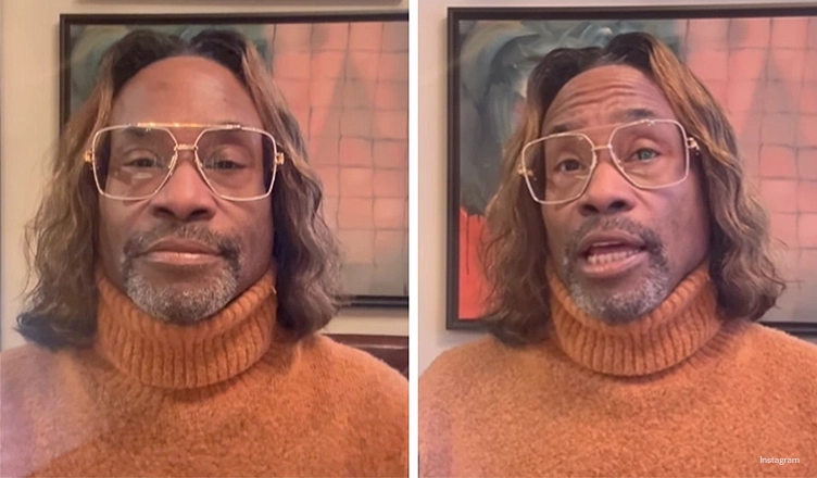 Billy Porter gave an update on his sepsis diagnosis in an Instagram post on Dec. 22, 2025 (Credit: Instagram/Billy Porter)