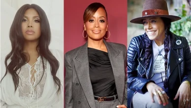 Toni Braxton, Essence Atkins and Cree Summer star in Toni Braxton's 'Breathe Again' (Credit: Lifetime and Getty Images)