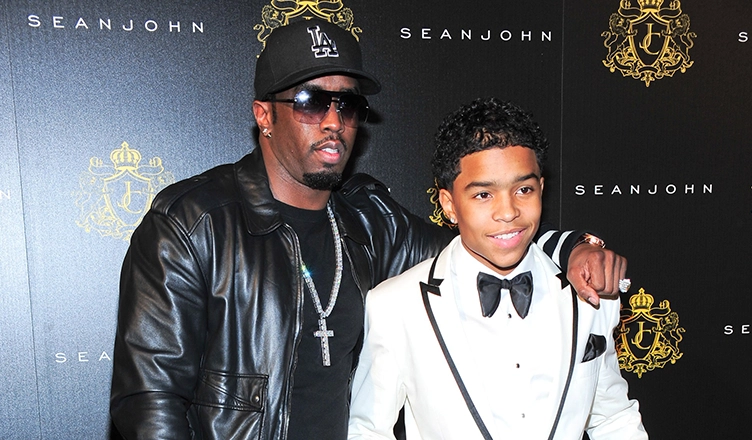 Sean ''Diddy'' Combs and Justin Combs at Justin's Sixteenth Birthday Party for MTV's MY SUPER SWEET 16th, M2 Ultra Lounge, New York, NY January 23, 2010. (Credit: Photo By: Gregorio T. Binuya/Everett Collection)