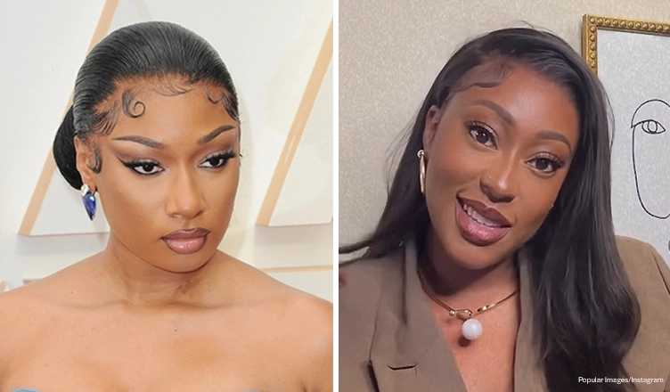 Megan Thee Stallion and Milagro Gramz (Credit: Popular Images and Instagram)