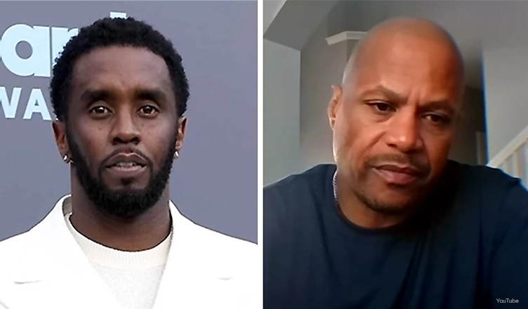 Sean "Diddy" Combs and Roger Bonds (Credit: YouTube)