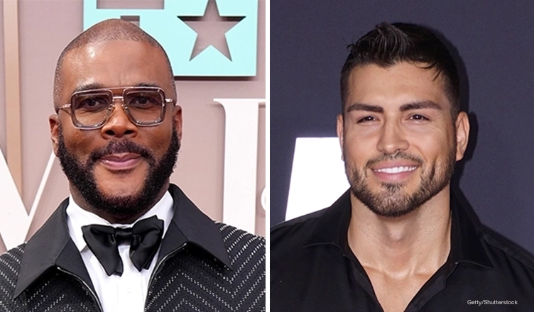 Tyler Perry attends the BET Awards on June 09, 2025 in Los Angeles, California. (Bennett Raglin/Getty Images for BET) and Mario Rodriguez at the premiere of Gemini Man in Hollywood, California on Sunday, October 6, 2019. (Shutterstock)