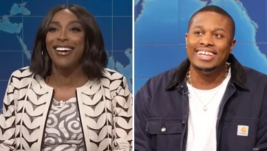 "Saturday Night Live" alums Ego Nwodin and Devon Walker. (Credit: YouTube/NBC)