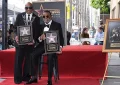 (L-R) Ernie Isley and Ronald Isley appear at their star installation ceremony on the Hollywood Walk of Fame on Wednesday, Jan. 28, 2026, in Los Angeles. (Credit: Shutterstock)