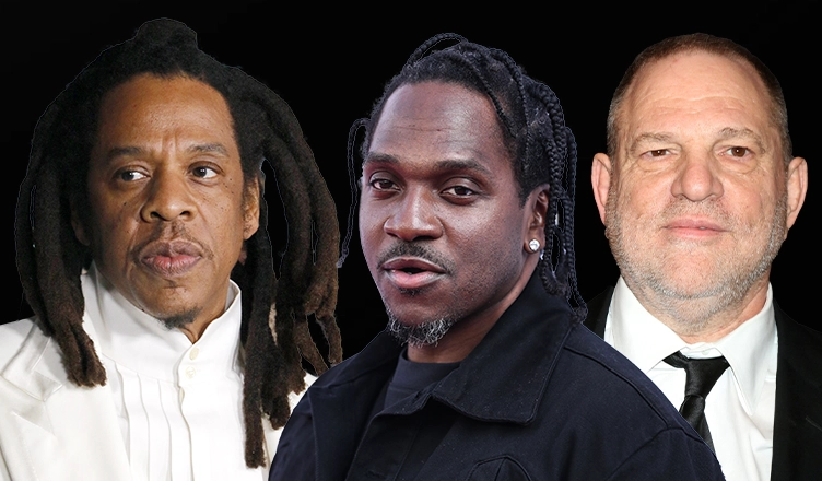 Jay Z, Pusha T, and Harvey Weinstein were named in Epstein files released on Friday, Jan. 30, 2026. (Credit: Shutterstock)