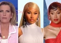 L-R Laura Ingraham, Nicki Minaj, Cardi B (Credit: Fox News and Shutterstock)