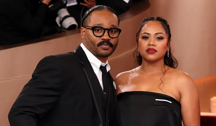 Sinners director Ryan Coogler and producer Zinzi Coogler at the 2026 Golden Globe Awards. (Credit: 2026GG/Penske Media via Getty Images)