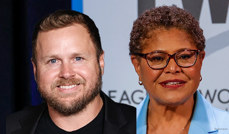 Spencer Pratt and Karen Bass (Credit: Shutterstock)