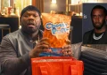50 Cent taunts Diddy in a new DoorDash Super Bowl commercial (Credit: YouTube and Shutterstock)