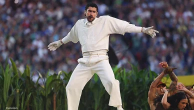 Bad Bunny performed at the 2026 Super Bowl Halftime Show. (Credit: Shutterstock)