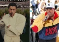 (L-R) Rapper Bad Bunny performing at the 2026 Super Bowl and R&B singer Chris Brown (Credit: YouTube/NFL and Shutterstock)