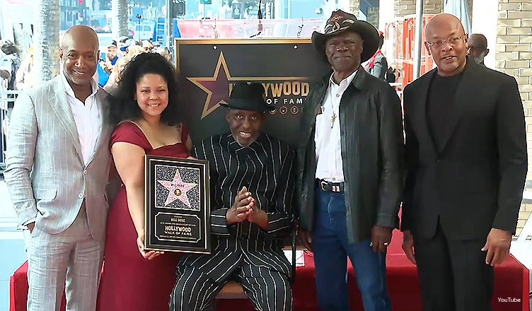 Bill Duke Star on Hollywood Walk of Fame (Credit: YouTube/Hollywood Walk of Fame)