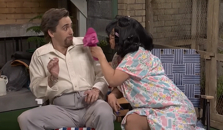 Cardi B appeared in SNL sketch titled "Immigrant Dad Talk Show" on Saturday, Jan. 31, 2026. (Credit: YouTube/NBC)