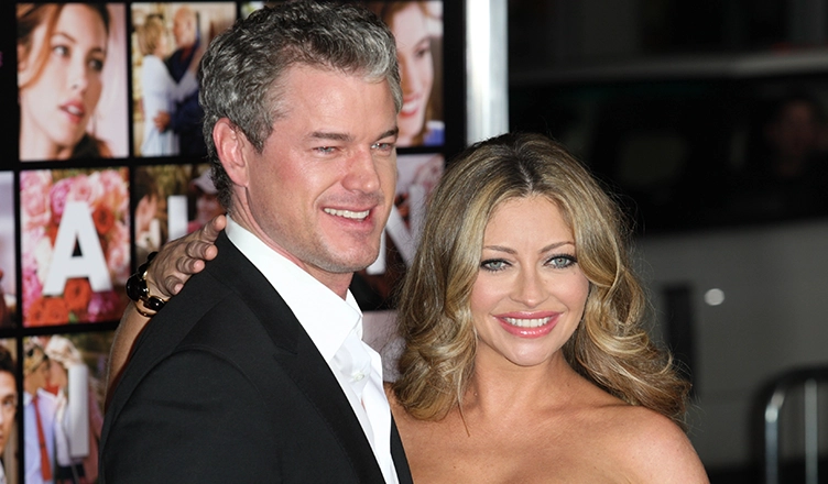 Eric Dane and wife Rebecca Gayheart attend the Valentines Day premiere on February 8th 2010 at Graumans Chinese Theater in Hollywood, California. — Photo by photoworksmedia