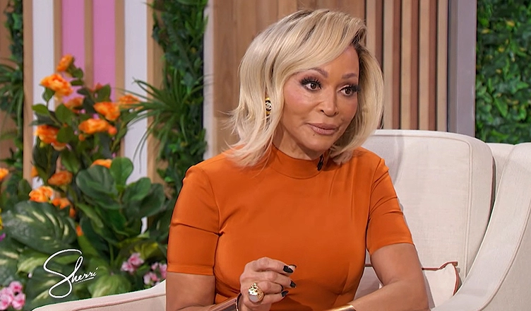 Karen Huger sat down for an interview on the Feb. 12, 2026 episode of Sherri. (Credit: Sherri)