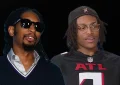 Lil Jon and Son Nathan Smith aka DJ Young Slade (Credit: Shutterstock and Fox 5 Atlanta)