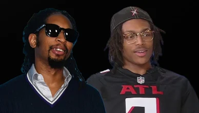 Lil Jon and Son Nathan Smith aka DJ Young Slade (Credit: Shutterstock and Fox 5 Atlanta)