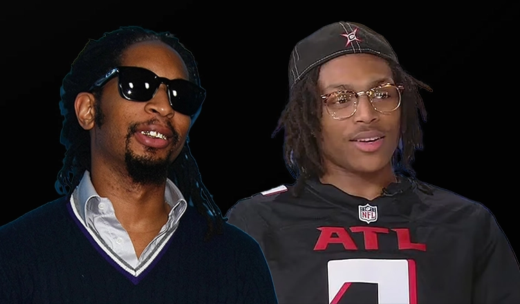 Lil Jon and Son Nathan Smith aka DJ Young Slade (Credit: Shutterstock and Fox 5 Atlanta)