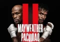 FLOYD MAYWEATHER VS MANNY PACQUIAO PROMOTIONAL IMAGE. (CREDIT: NETFLIX)