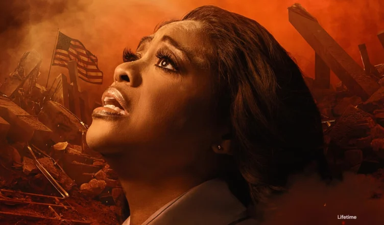 Sherri Shepherd plays the last survivor pulled from the debris at Ground Zero in Lifetime's "Angel in the Rubble." (Credit: Lifetime)