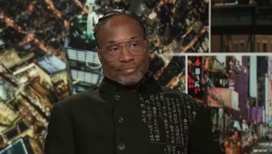 Billy Porter sat down with Rev. Al Sharpton to discuss the "No Kings" Protest on Saturday, March 28, 2026. (Credit: YouTube/MS Now)
