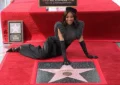 Brandy was honored with a star on the Hollywood Walk of Fame on March 30, 2026 in Hollywood, California. (Credit: YouTube/Hollywood Walk of Fame)