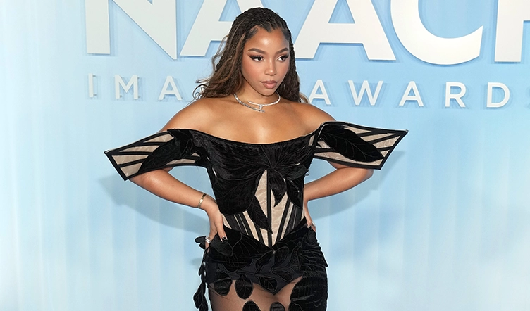 Chloe Bailey attends the 57th NAACP Image Awards at Pasadena Civic Auditorium on February 28, 2026 in Pasadena, California. (Photo by Bennett Raglin/Getty Images for BET)