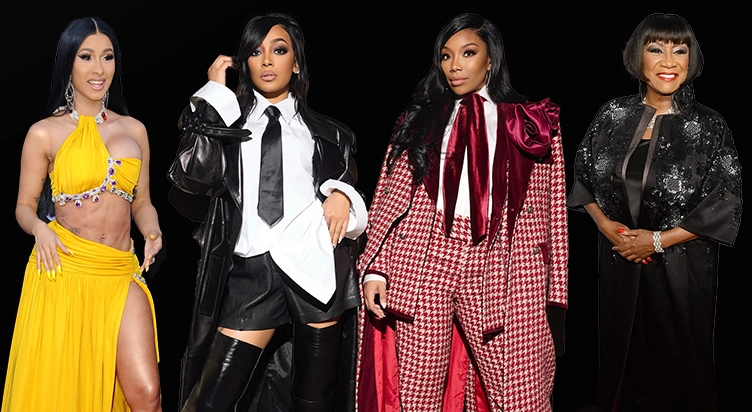 The first set of performers announced for the 2026 Essence Festival of Culture includes (L-R) Cardi B, Monica & Brandy, Patti LaBelle, (Credit: Shutterstock, Monica Instagram, Getty Images)