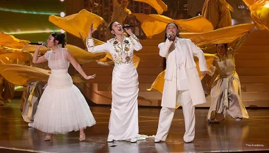 Rei Ami, EJAE, and Audrey Nuna perform "Golden" onstage during the 98th Oscars® at the Dolby® Theatre at Ovation Hollywood on Sunday, March 15, 2026. (Credit: Trae Patton/The Academy)