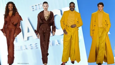 Janelle James and Colman Domingo wore looks from the runway to the 2026 NAACP Image Awards (Credit: Getty Images for BET and Instagram)