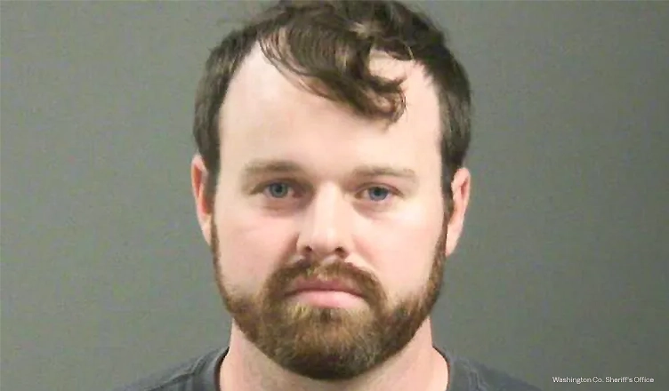 Joseph Duggar Booking Photo (Credit: Washington County Sheriff's Office)