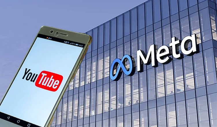 Meta and YouTube Logos (Credit: Deposit Photos)