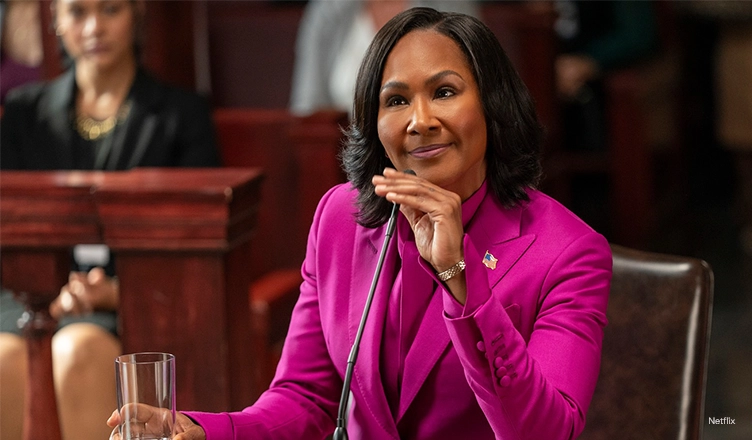 Terri J. Vaughn leads the cast of Miss Governor (Credit: Netflix)