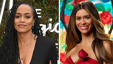 (L-R) Rachel Lindsay and Taylor Frankie Paul (Credit: Shutterstock and ABC)