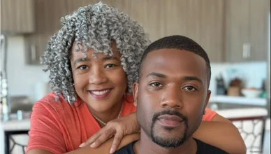 Sonja Norwood and son Ray J (Credit: Facebook/Sonja Norwood).