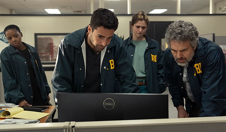 Thuso Mbedu, Fabien Frankel, Alison Oliver, Mark Ruffalo (Credit: Photograph by Peter Kramer/HBO)