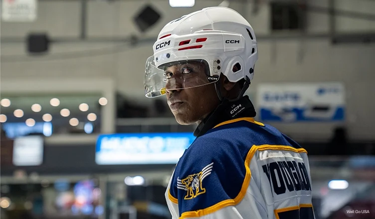 Ashton James as Dean Youngblood in the 2026 film "Youngblood." (Credit: Well Go USA)