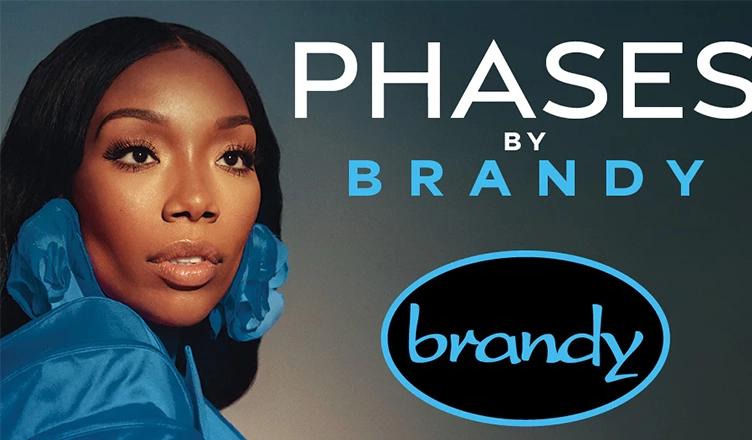 Brandy's memoir "Phases" was released on March 31, 2026. (Credit: Harper Collins)
