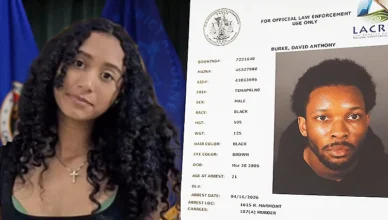 Celeste Rivas Hernandez and D4vd Booking Photo (Credit: Los Angeles County D.A.'s Office)