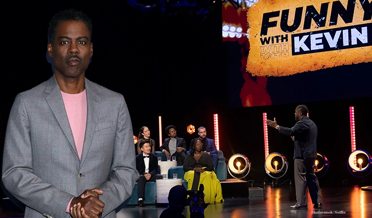 Chris Rock and Funny AF With Kevin Hart Series (Credit: Shutterstock and Netflix)