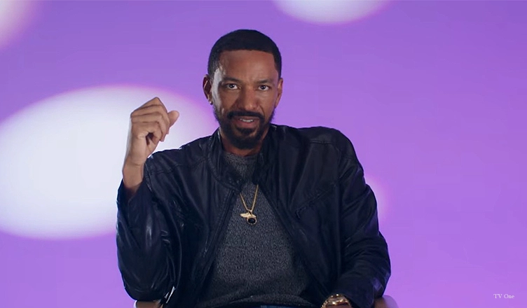 Laz Alonso on Uncensored. (Credit: TV One)