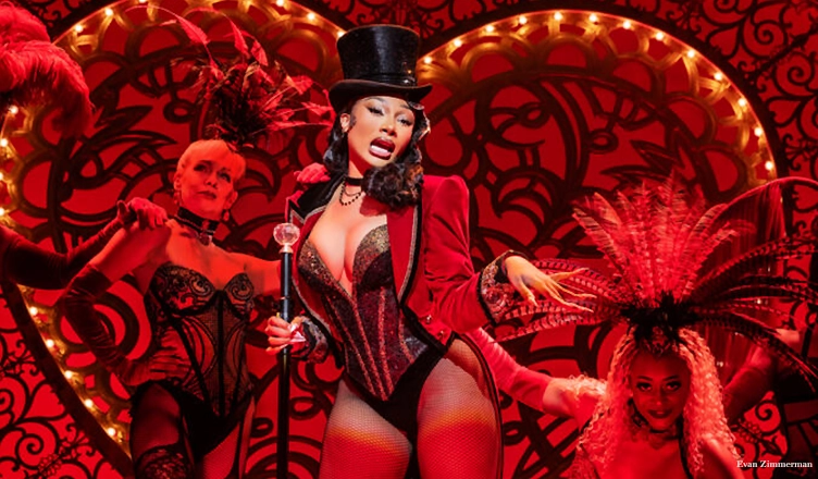 Megan Thee Stallion, in Moulin Rouge! The Musical (Evan Zimmerman)