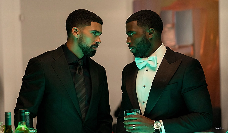 Netflix crime thriller Nemesis stars Y’lan Noel and Matthew Law (Credit: Netflix)