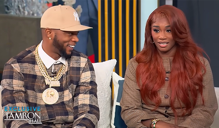 Papoose and Claressa Shields sat down with TV host Tamron Hall on Sept. 15, 2025. (Credit: YouTube/Tamron Hall)