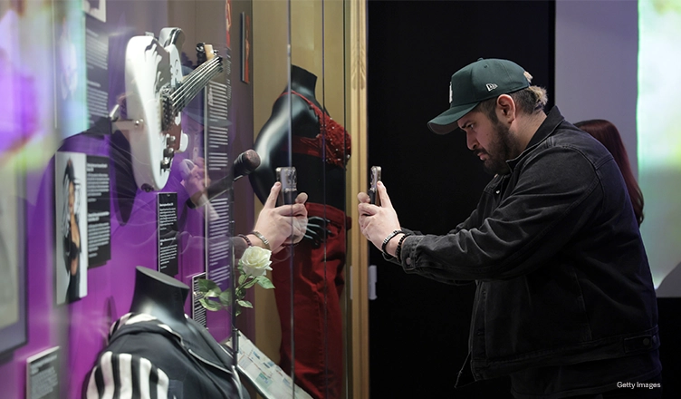 A general view of atmosphere at Selena Exhibit and Press Preview at GRAMMY Museum L.A. Live on January 14, 2026 in Los Angeles, California. (Photo by Rebecca Sapp/Getty Images for The Recording Academy)