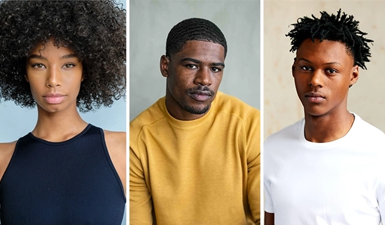 The season 2 cast of Forever includes Malaika Guttoh, Tre McBride, Avery Wills Jr. (Credit: Netflix/ Kathleen Deters, YellowBelly Photo, and Paul Smith)