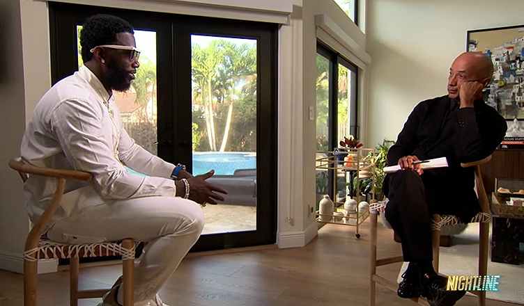 Gucci Mane sat down with Nightline anchor Byron Pitts. (Credit: Nightline/ABC News)